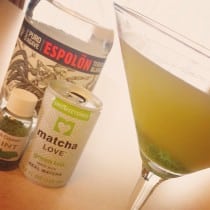 Matcha Mint Tequila Martini
