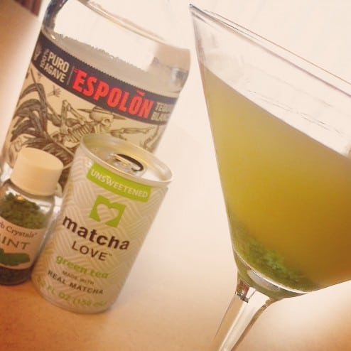 Matcha Mint Tequilla Martini