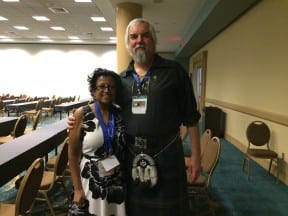 Why? Because I must have a picture of me with Gary in his kilt.