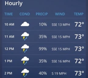 Hourly Weather Report