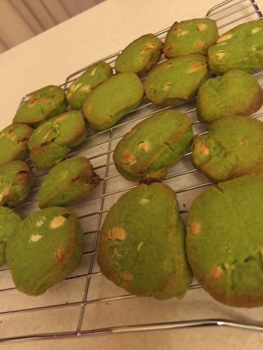 Matcha Cookies Finished