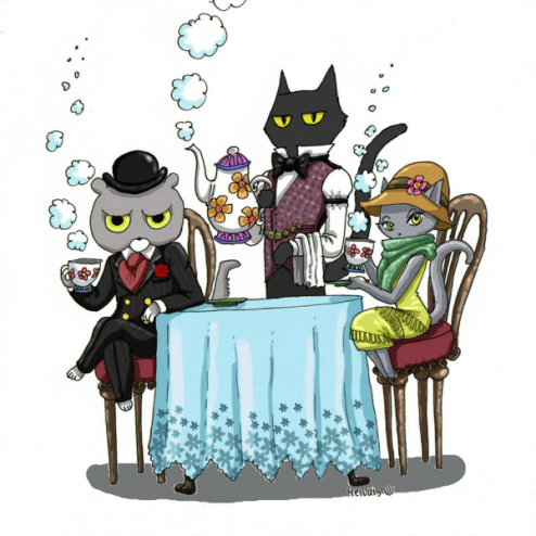 Detective Cats by Heivais on DeviantArt